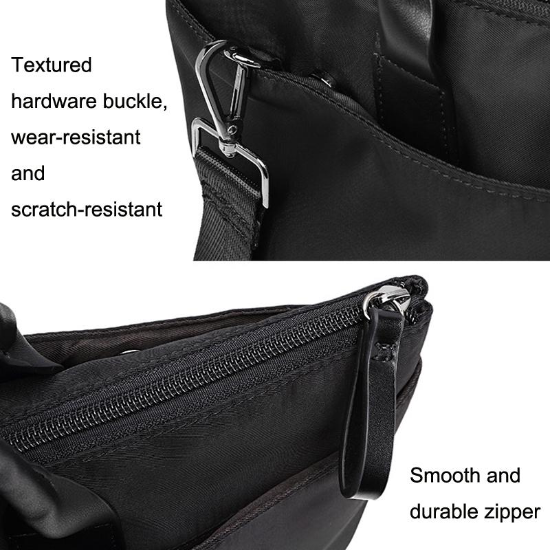 Versatile Business Briefcase Large Capacity Messenger Bag - Black 4