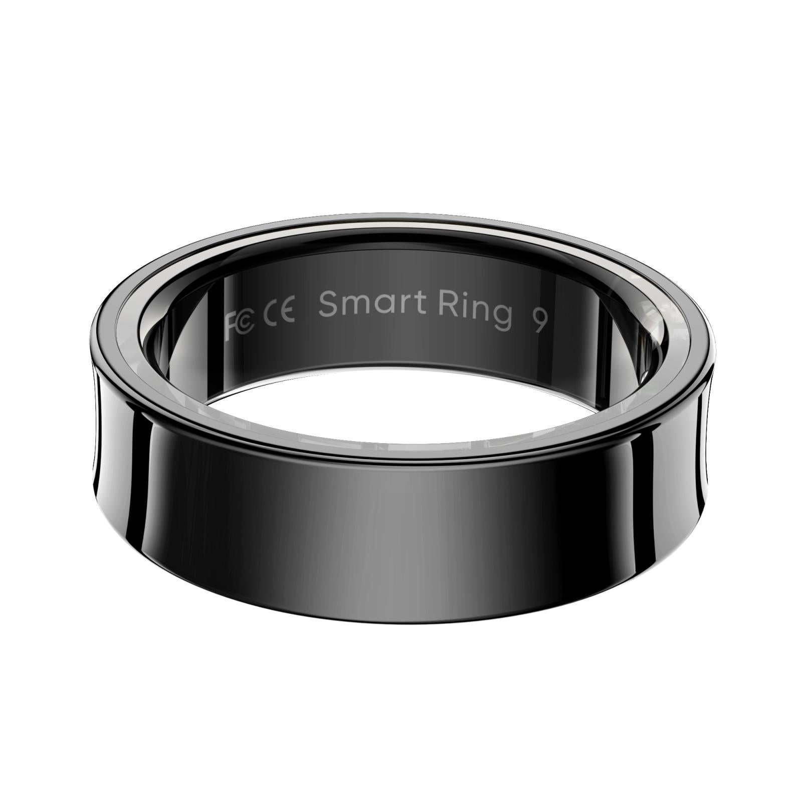 Smart Ring With Heart Rate Blood Oxygen Sleep Monitoring & Sports Modes - Size 8 - Gold 15