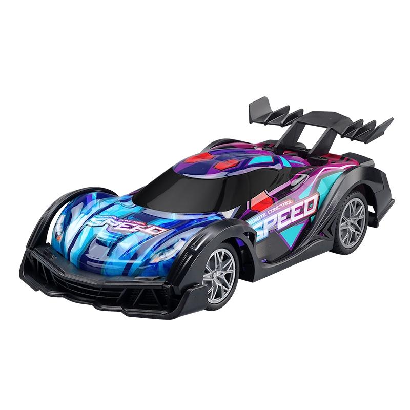 Remote Control Racing Car with Colourful Lights 4wd - Orange 9