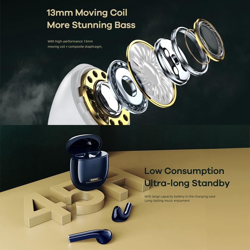 True Wireless Stereo Bluetooth 5.0 Earphones - Magnetic - Black 6