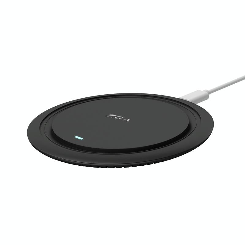 15W Desktop Wireless Charging Pad - White 8