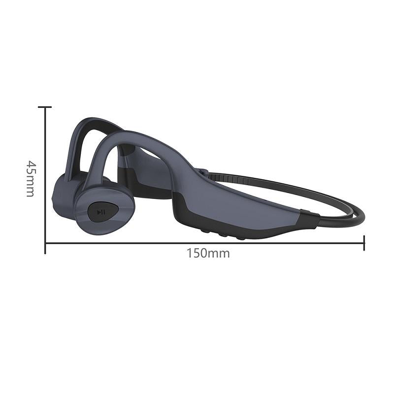 Waterproof K7 Bone Conduction Bluetooth Earphones - 16gb Ram - Gray 7