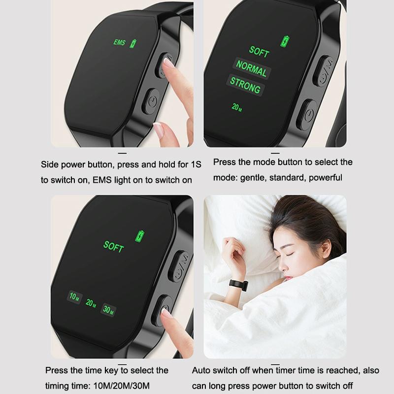 Portable Intelligent Sleep Aid Soothing Insomnia Massage - White 9