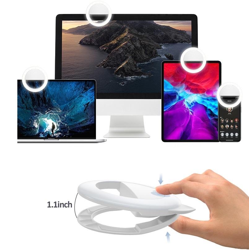2-pack Large-capacity Live Video Conference Ring Light for Mobile Phone Selfies - Cat Ears 5