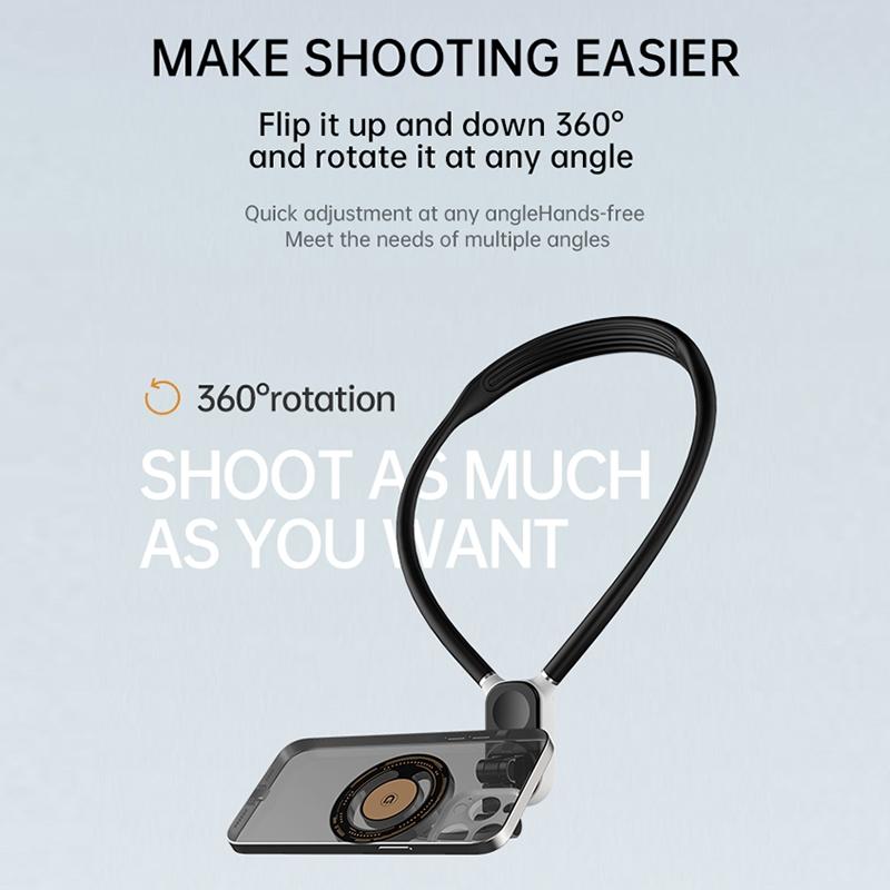 Versatile Magnetic Neck Holder for Phones and Action Cameras - Glacier Blue 5