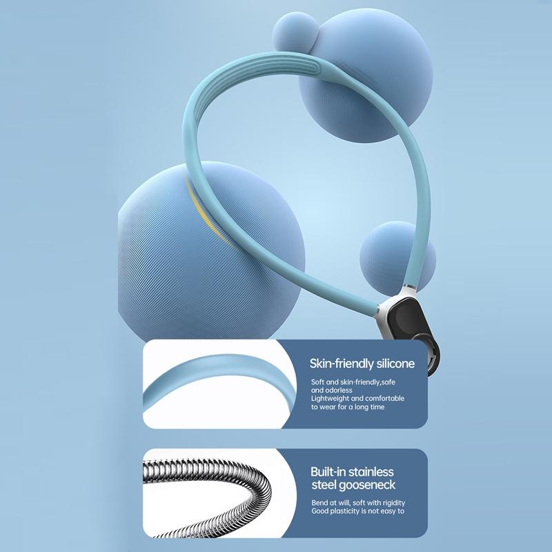 Versatile Magnetic Neck Holder for Phones and Action Cameras - Glacier Blue 11