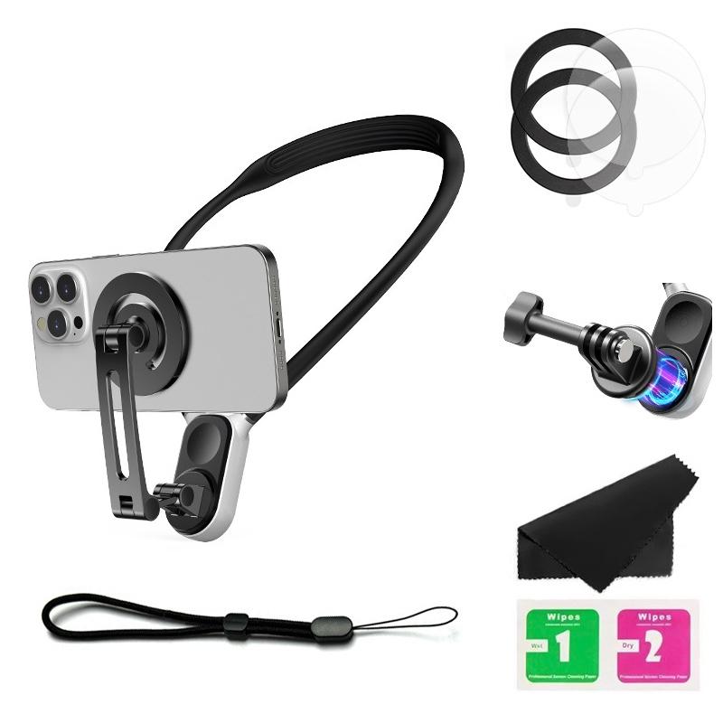 Versatile Magnetic Neck Holder for Phones and Action Cameras - Glacier Blue 15