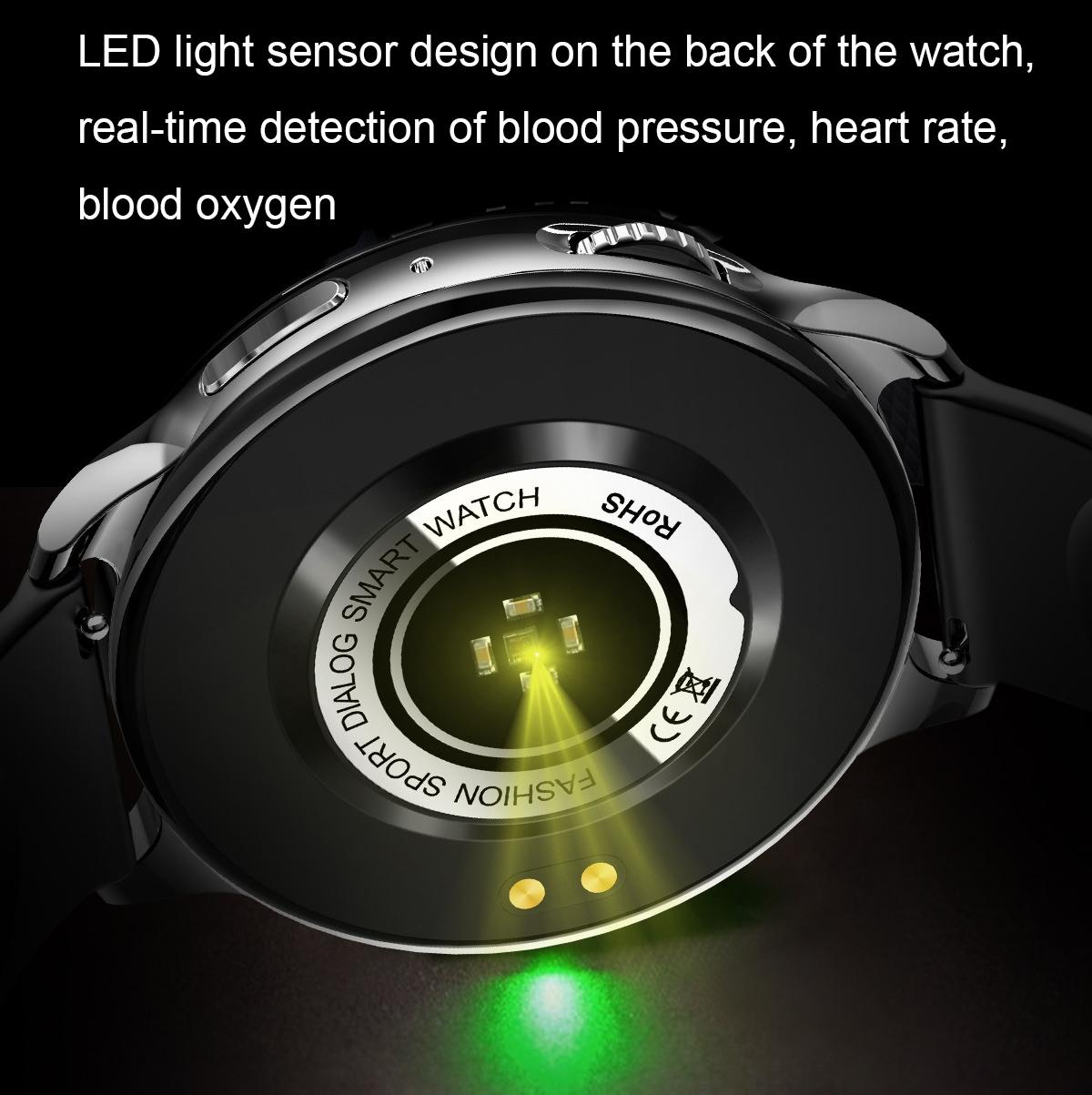 1.32 Inch Bluetooth Calling Smart Watch With Rotary Button - Black 7