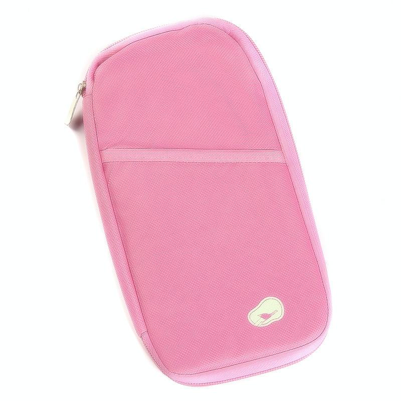 Multifunctional Travel Document Bag Passport & Ticket Holder - Blue 9