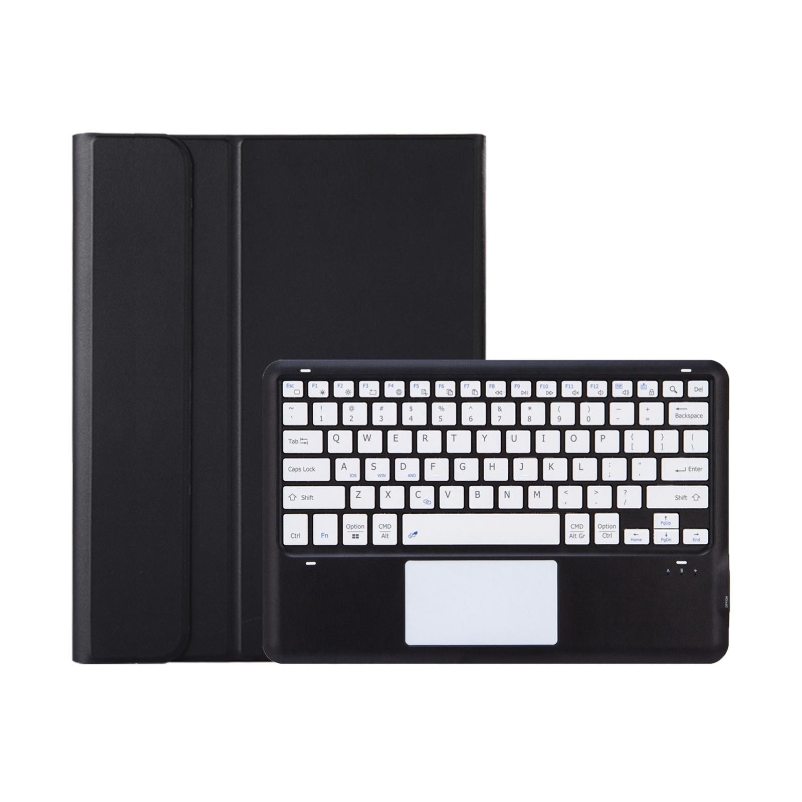 Detachable Bluetooth Keyboard Leather Case For Ipad Pro 12.9 2021 / 2020 / 2018 With Touch Pad - Pink 8