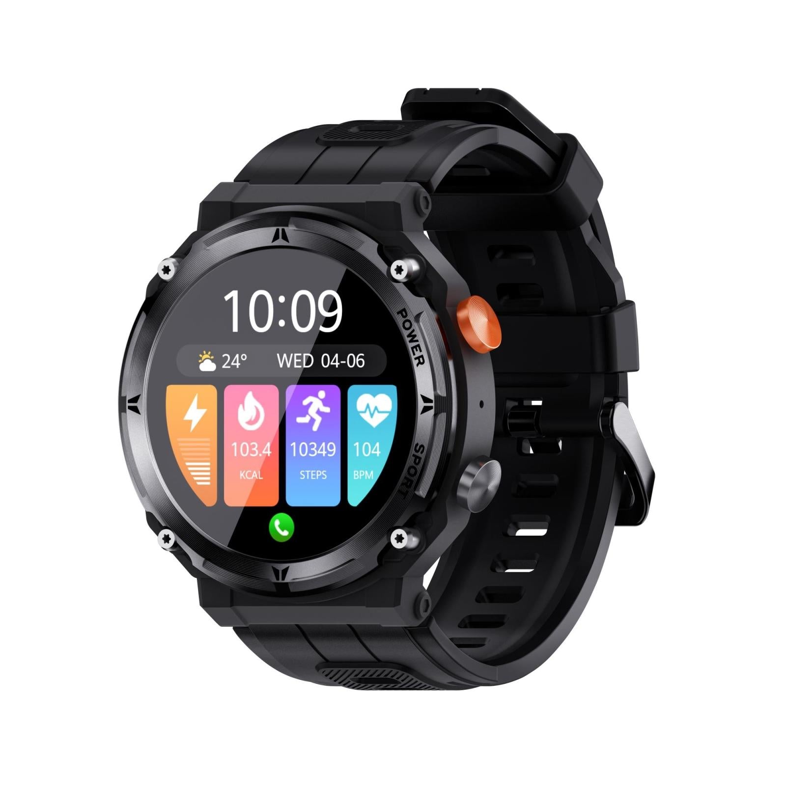 Smart Watch With Heart Rate Blood Pressure And Oxygen Monitoring - Silver 14