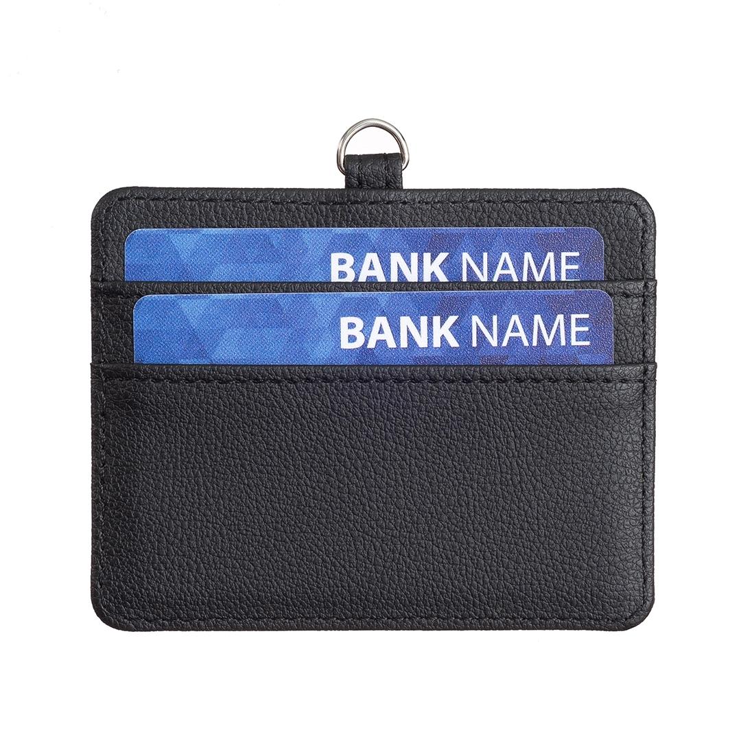 Horizontal Id Card Bag & Lanyard - Pink 5