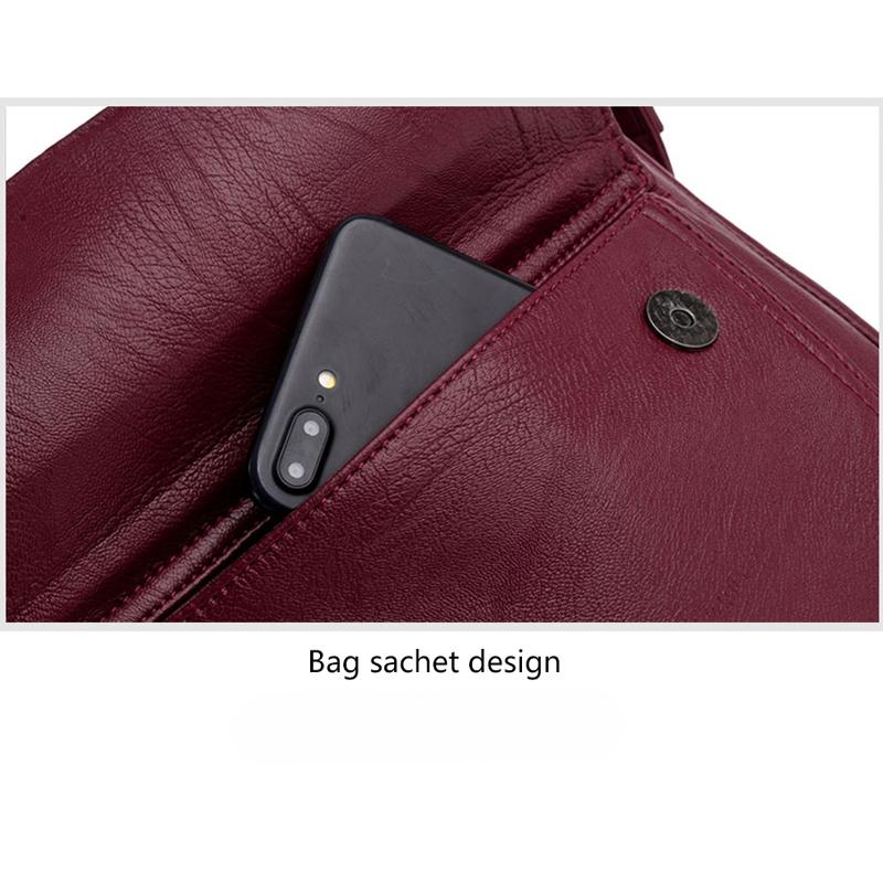 Stylish Leather Shoulder Bag For Summer - Blue 4