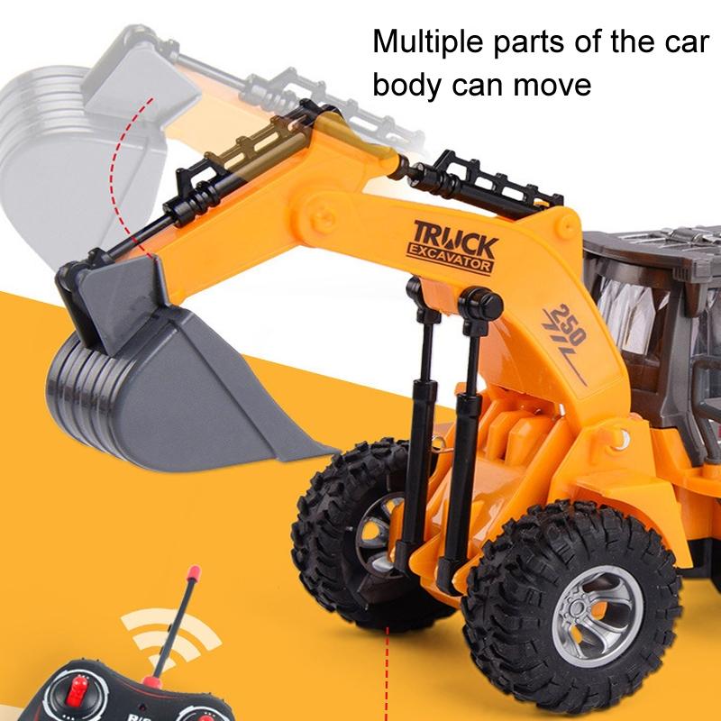 5-way Electric Engineering Vehicle Model with Wireless Remote Control - Excavator 5