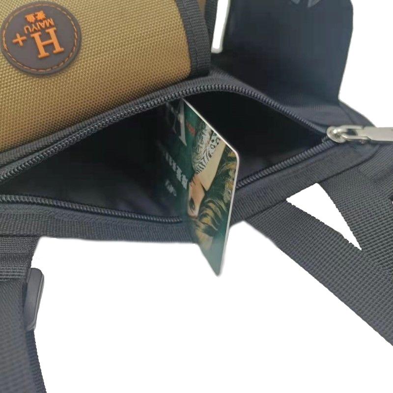 Waterproof Wear Resistant Cross Body Backpack For Outdoor Travel With Single Shoulder Design - Black 9