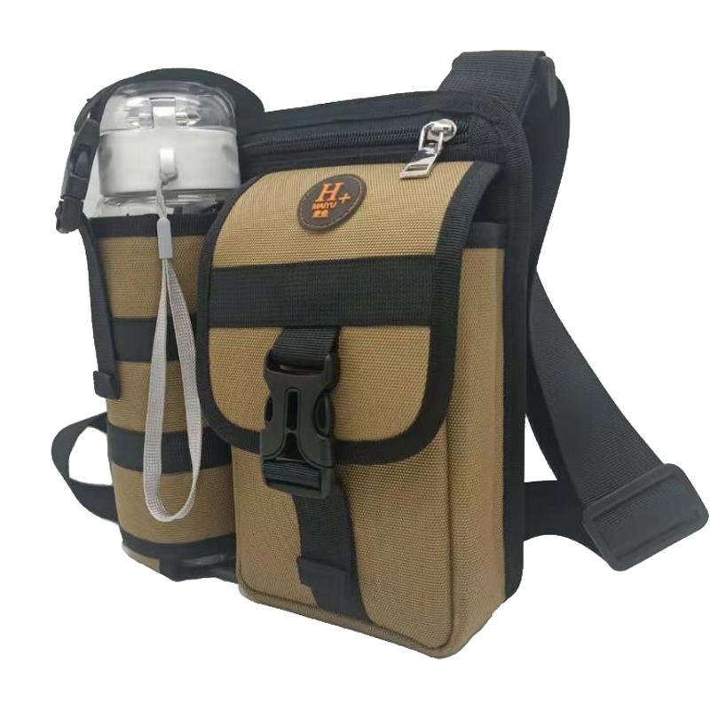 Waterproof Wear Resistant Cross Body Backpack For Outdoor Travel With Single Shoulder Design - Black 10