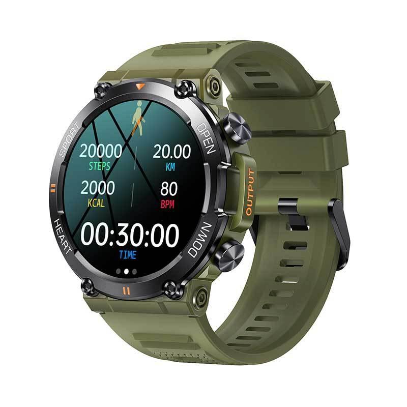1.39 Inch Heart Rate / Blood Pressure / Blood Oxygen Monitoring Smart Calling Watch - Gray 10
