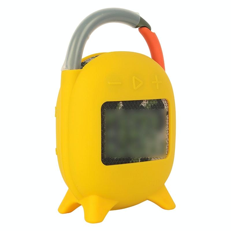 Army Green Silicone Case for Jbl Clip 4 Bluetooth Speaker - Yellow 4