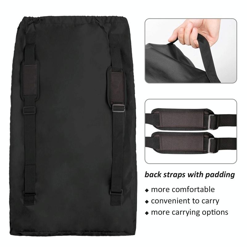 Travel Bag for Car Seat Stroller Wheelchair Storage - Black 5