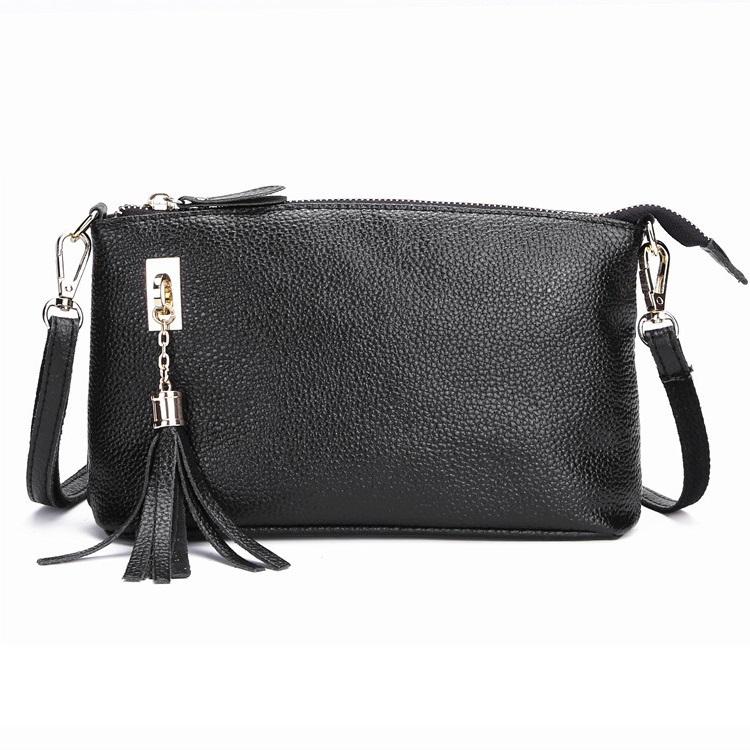 Fringed One Shoulder Bag For Women Large Capacity Casual - Navy Blue 13