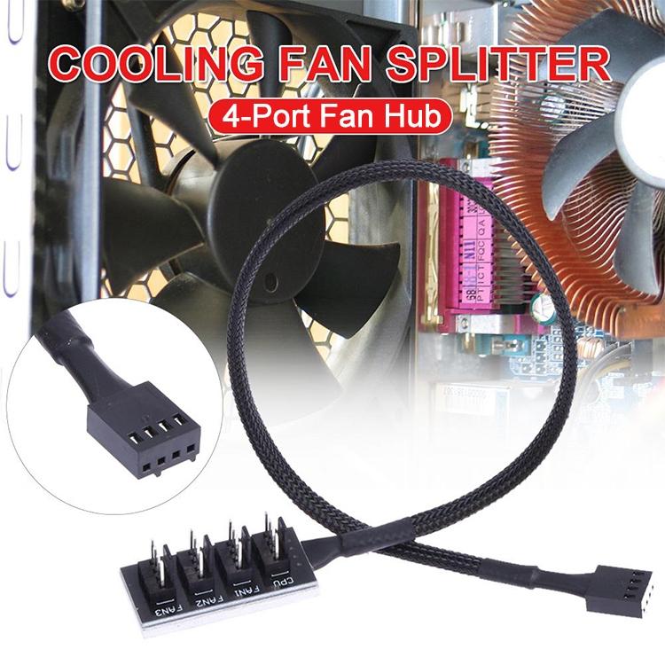 2-Port Pwm Fan Hub For Pc Chassis - A Drag Four 5