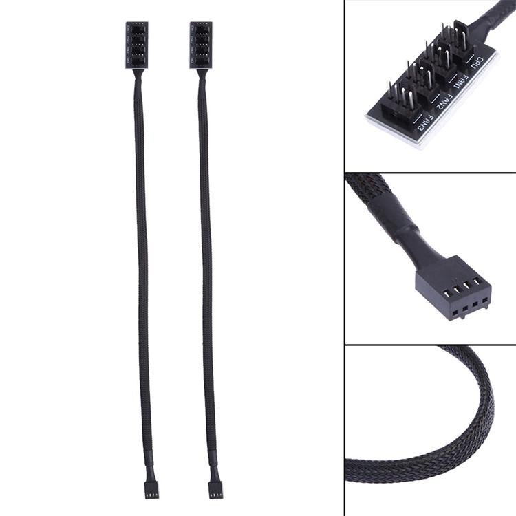 2-Port Pwm Fan Hub For Pc Chassis - A Drag Four 10