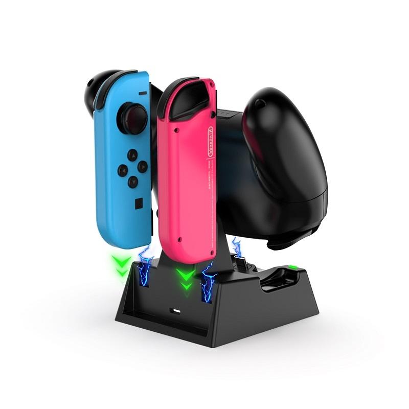 Nintendo Switch / Switch Lite Charging Stand - Compact Design - Black 7