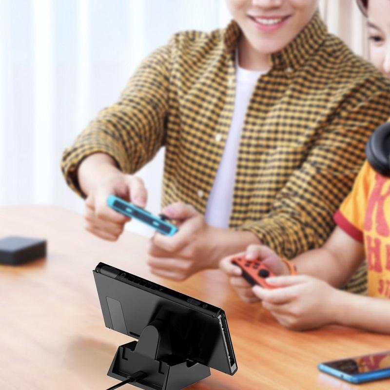 Nintendo Switch / Switch Lite Charging Stand - Compact Design - Black 8
