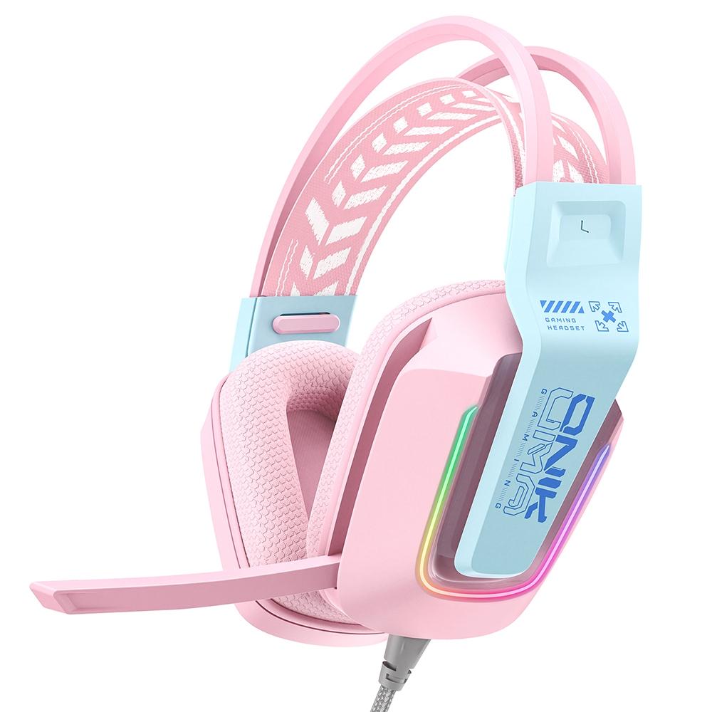 Rgb Gaming Headset With Microphone 2.2M Length - White 7