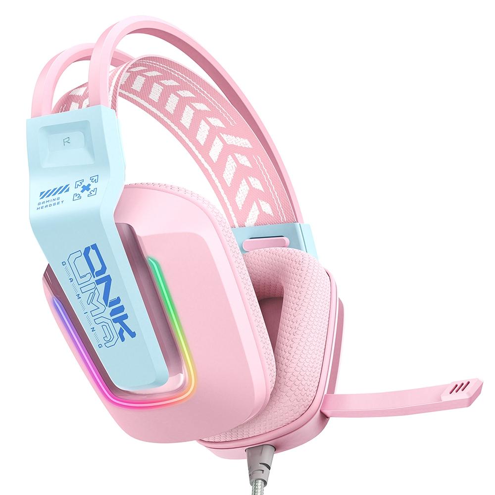 Rgb Gaming Headset With Microphone 2.2M Length - White 8