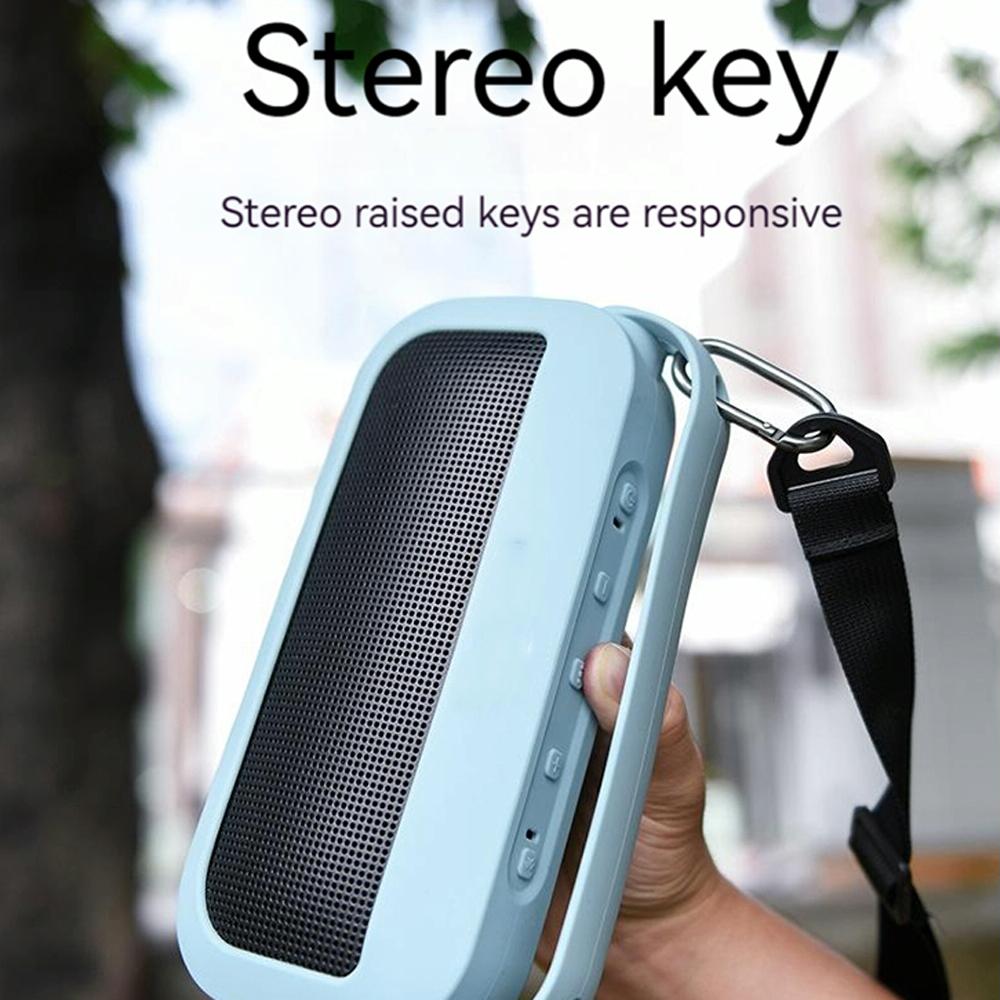 Silicone Protective Case for Bose Soundlink Flex Speaker with Shoulder Strap - Blue 4