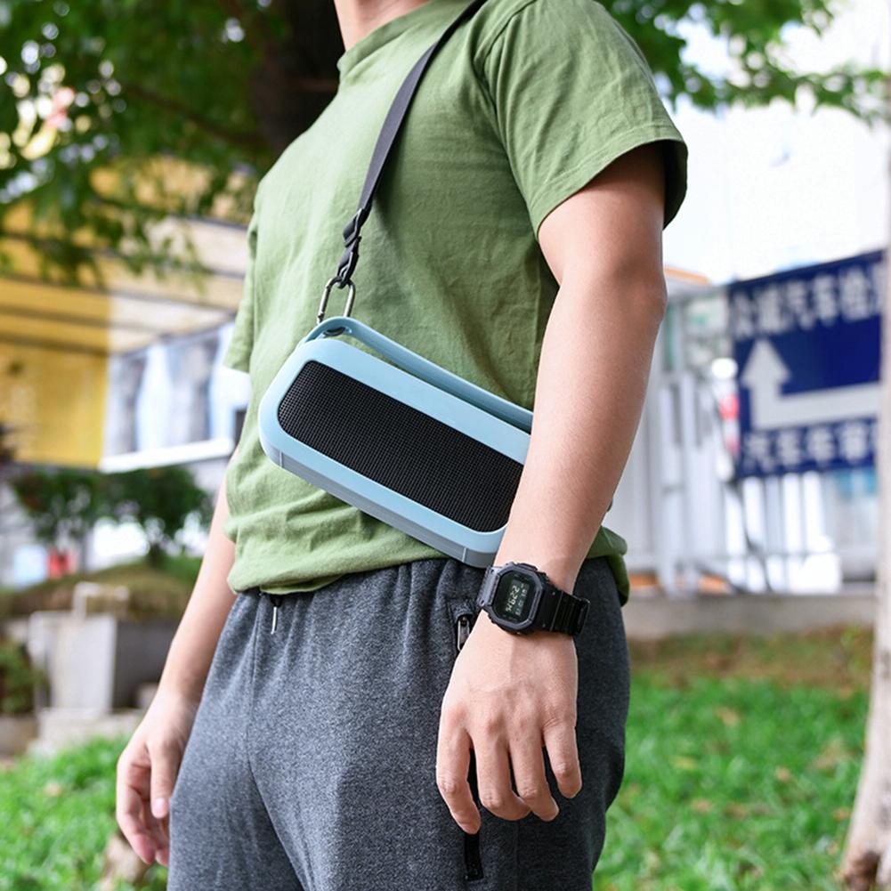 Silicone Protective Case for Bose Soundlink Flex Speaker with Shoulder Strap - Blue 6