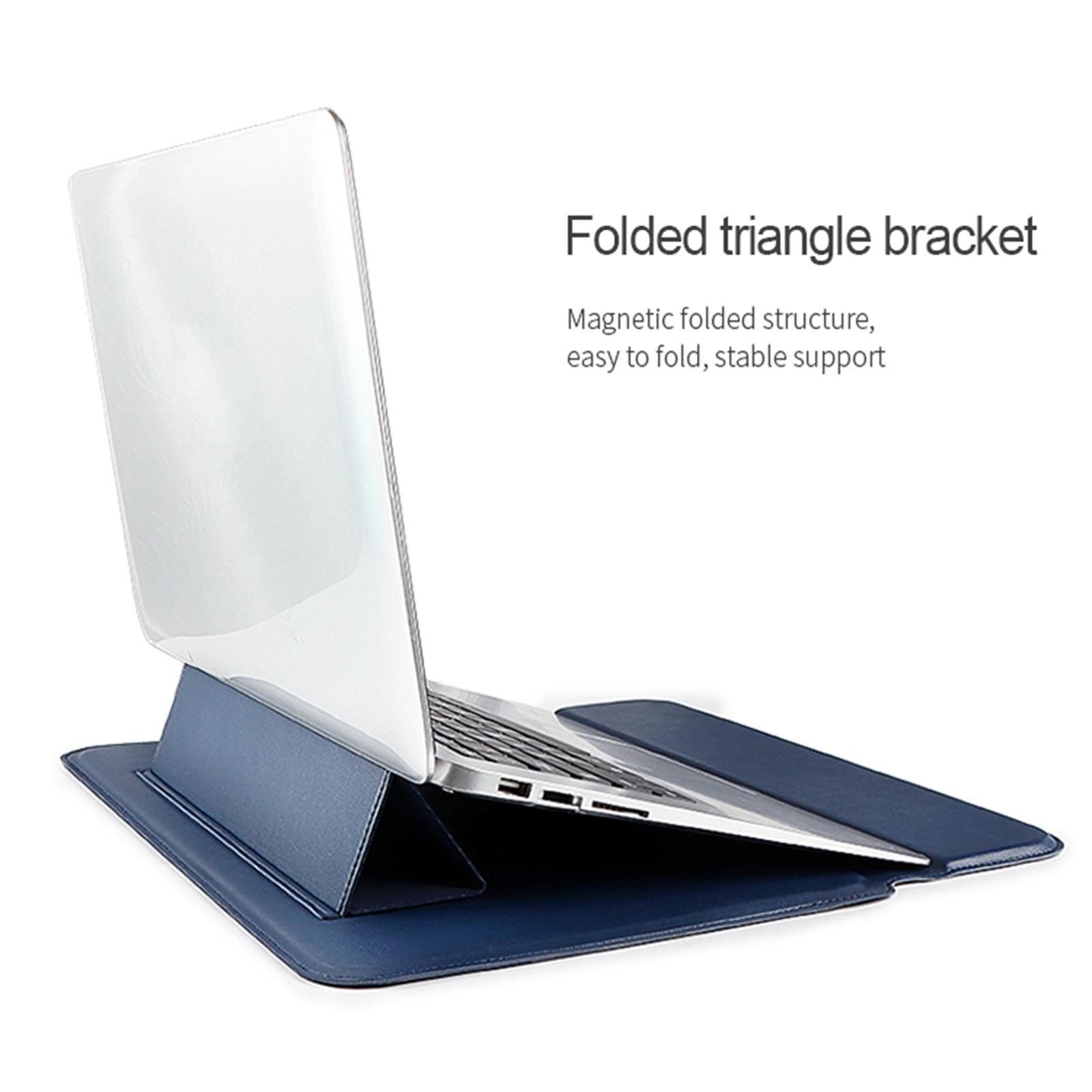 13.3 Inch Multifunctional Notebook Liner Bag in Pu Material - Black 5