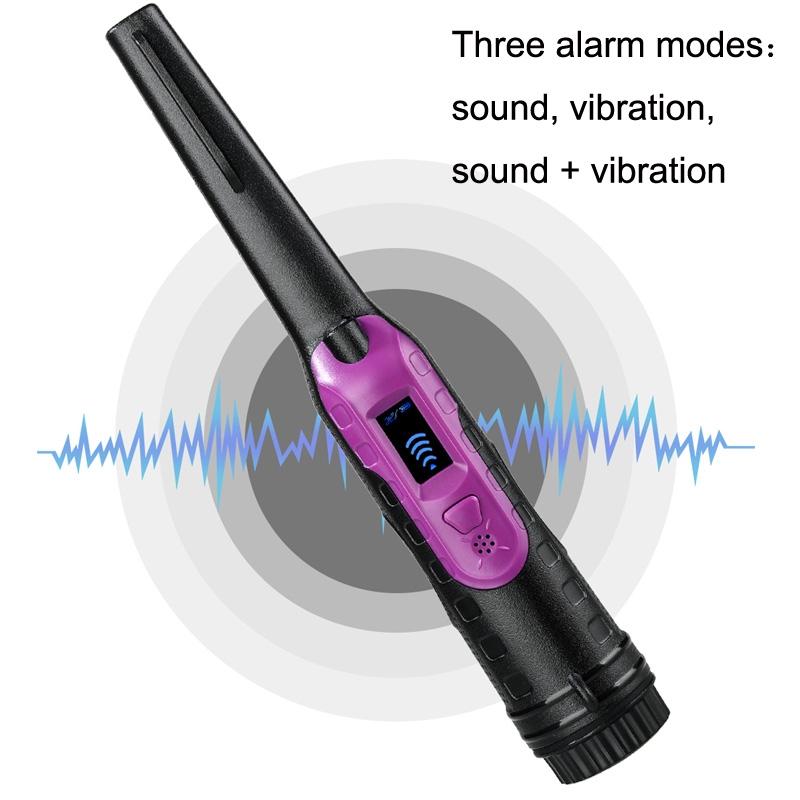 Small Handheld Metal Detector for Outdoor Treasure Hunting - Red Black 5