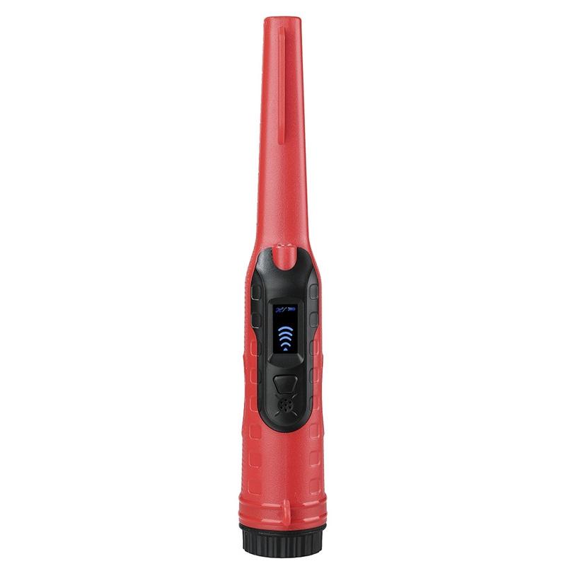 Small Handheld Metal Detector for Outdoor Treasure Hunting - Red Black 9