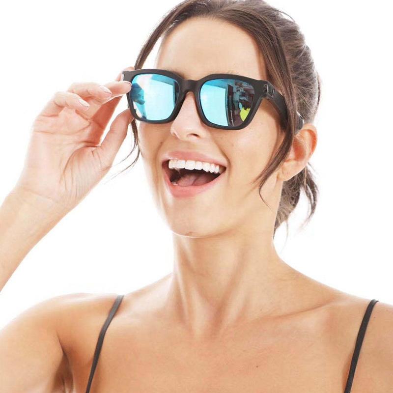 Waterproof Bluetooth Glasses Earphone - Mini Binaural Smart Call - Blue 5