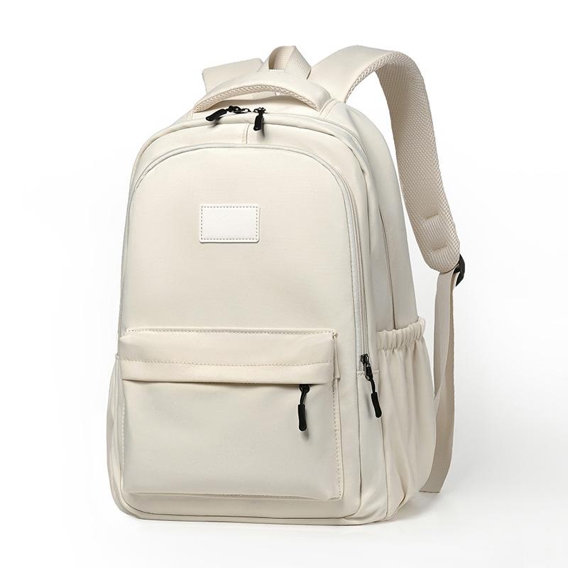 Versatile Solid Backpack For Teens & Adults - Gray 13