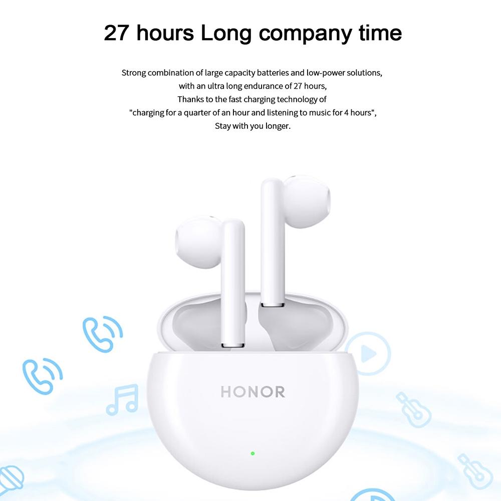 Smart Call Noise Reduction Bluetooth Earbuds - Semi-in-ear - Coral Pink 13