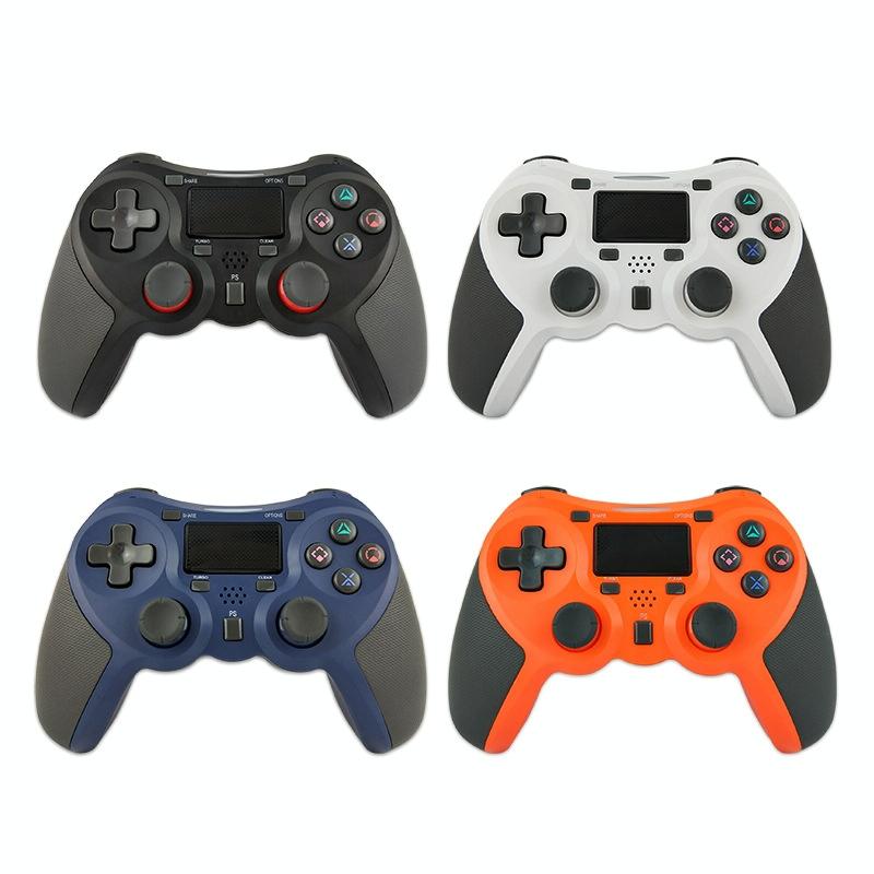 Wireless Bluetooth Game Controller for Ps4 - Rubberized - Blue 11