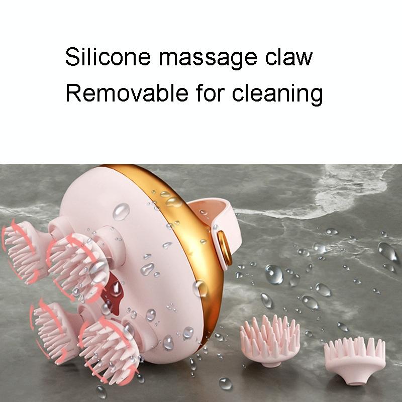 Wireless Smart Head Massager Kneading - Silver 4