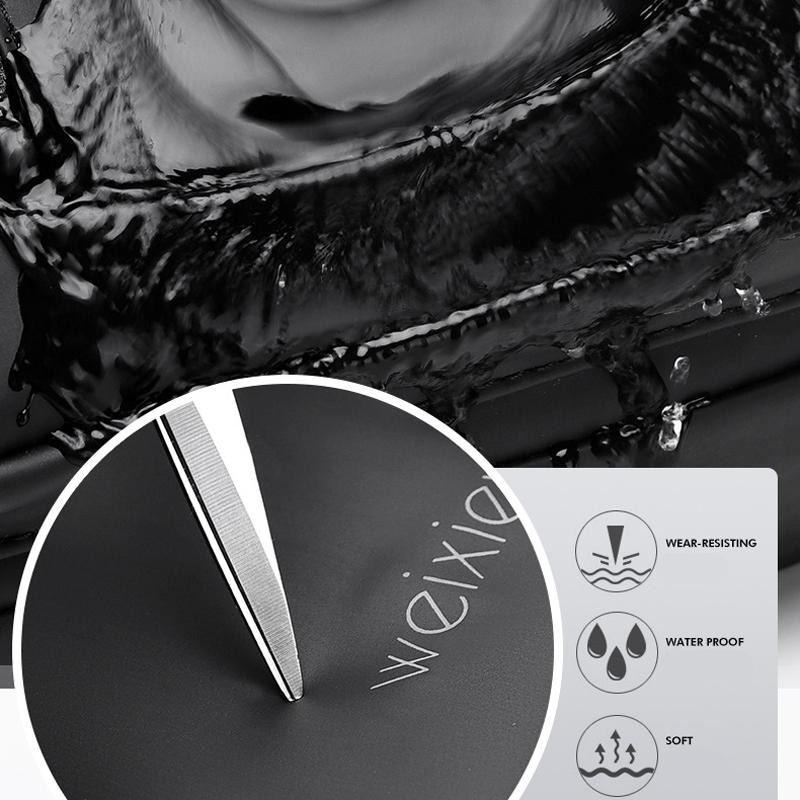 Durable Large Capacity Men Grey Shoulder Messenger Bag 6