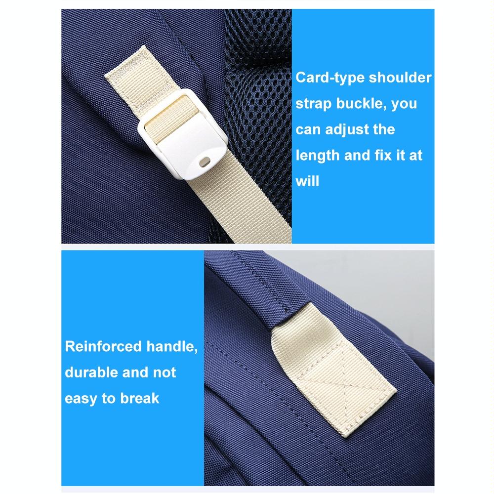 Lightweight Canvas Backpack - Compact and Durable - Deep Blue 2 11