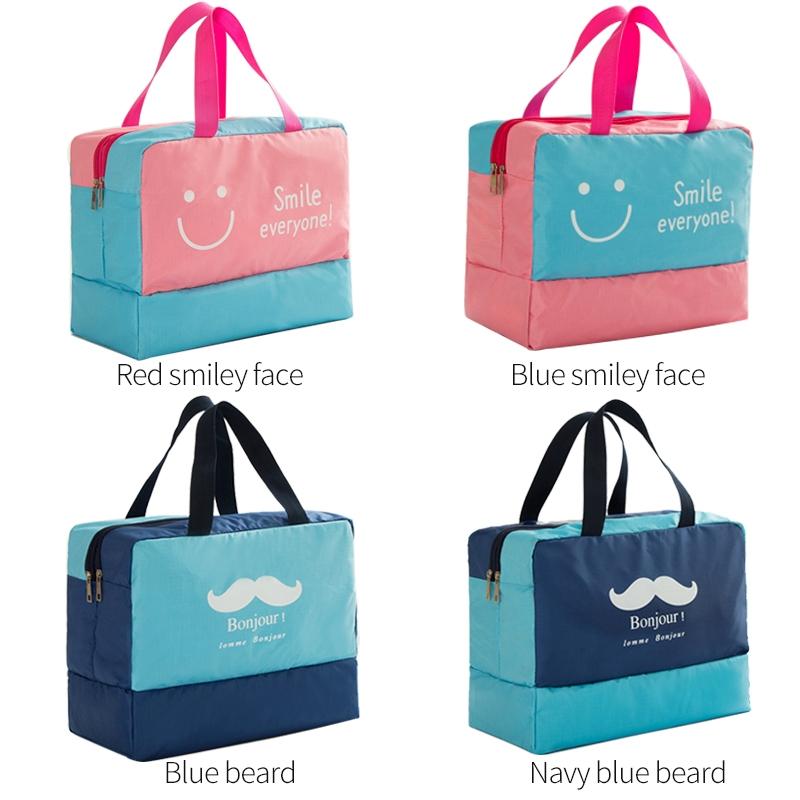 Travel Bag - Waterproof Oxford Cloth - Navy Blue Beard 15