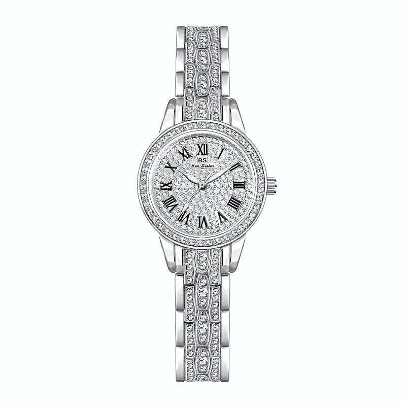 Diamond Chain Women Watch - Elegant and Stylish - Silver
