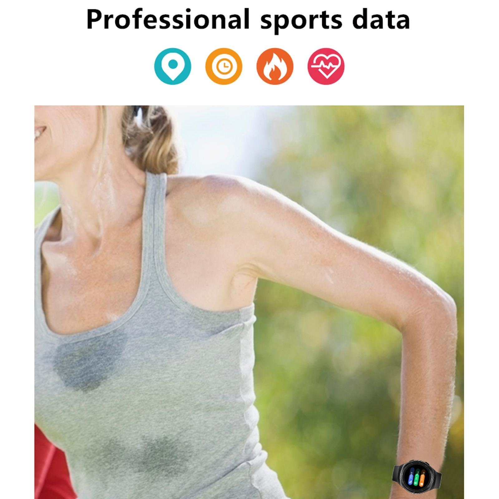 1.28 Inch Ip67 Waterproof Smart Watch With Bluetooth Call Sleep & Heart Rate Monitoring - Red 5