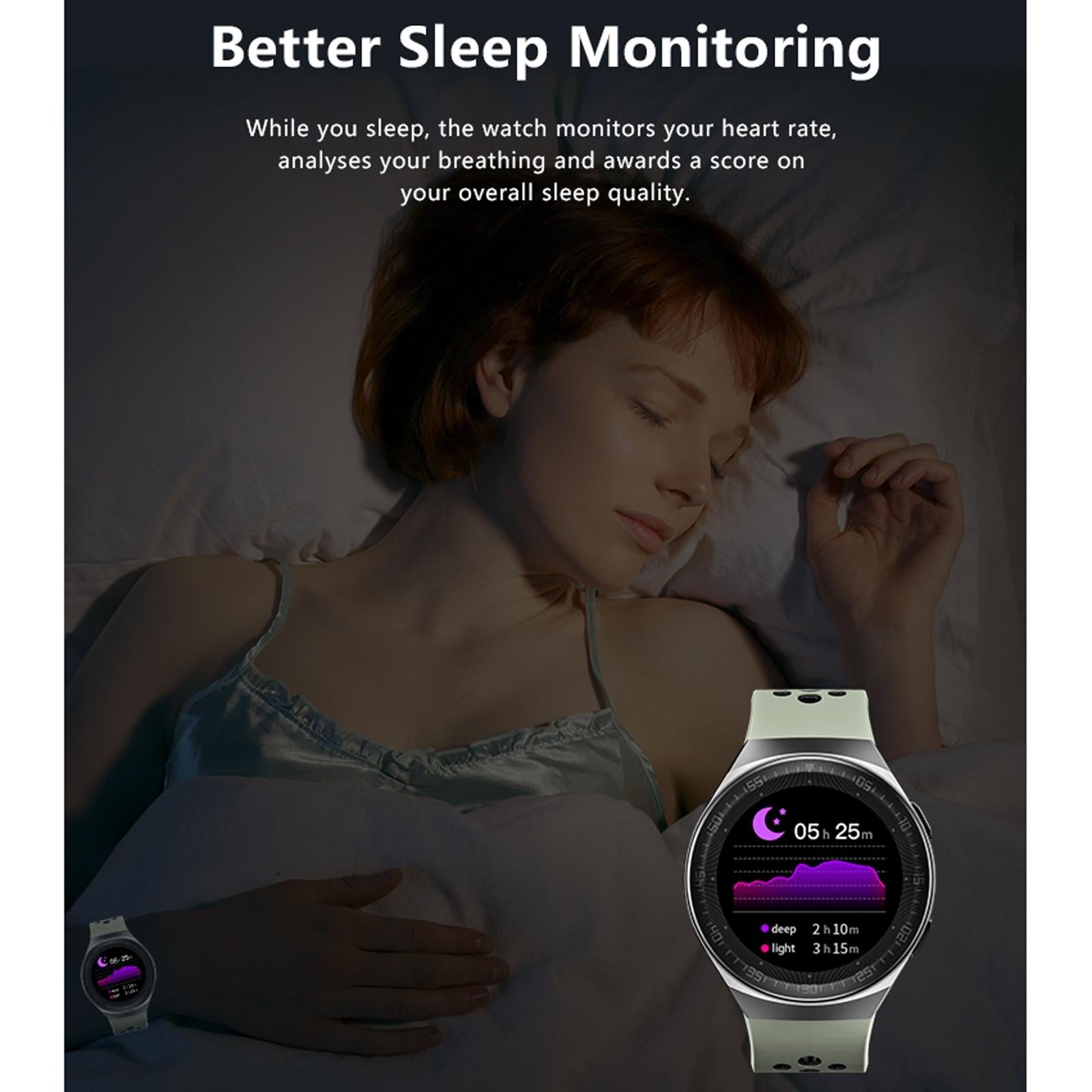 1.28 Inch Ip67 Waterproof Smart Watch With Bluetooth Call Sleep & Heart Rate Monitoring - Red 8