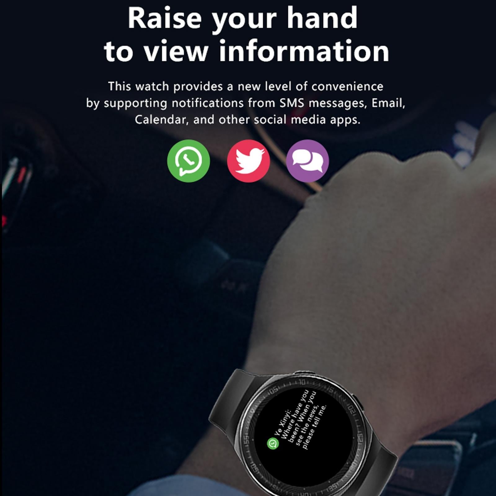 1.28 Inch Ip67 Waterproof Smart Watch With Bluetooth Call Sleep & Heart Rate Monitoring - Red 9