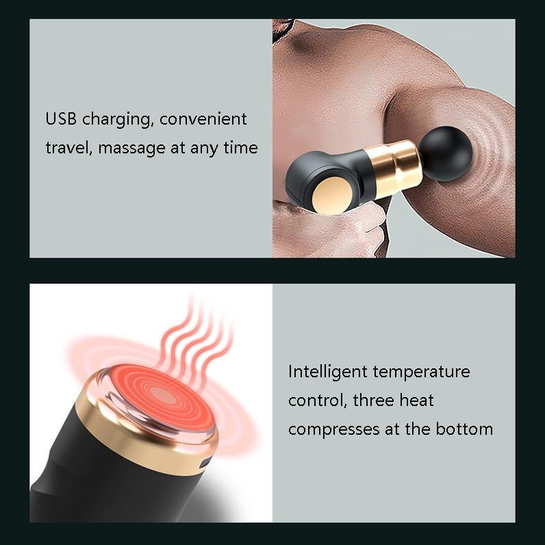 Compact Lcd Muscle Massager With Mini Fascia Gun - Gray 7