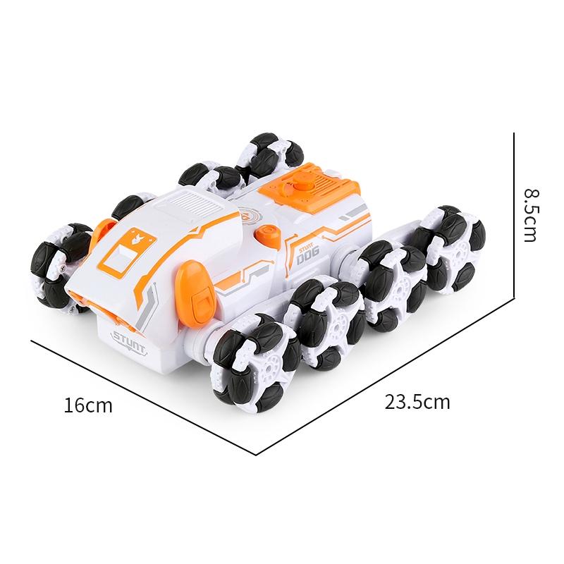 Intelligent 8-wheel Stunt Vehicle with Remote Control - Green 10