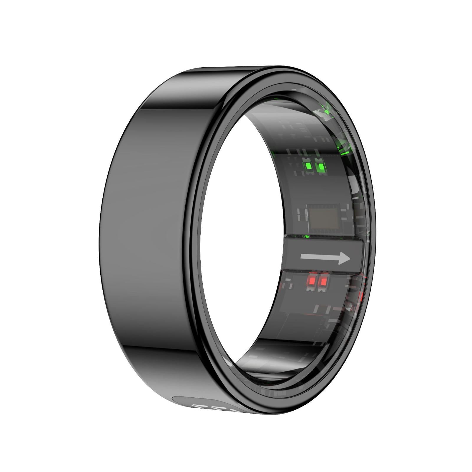 Smart Ring Heart Rate Blood Oxygen Sleep Sports Size 10 - Gold 13